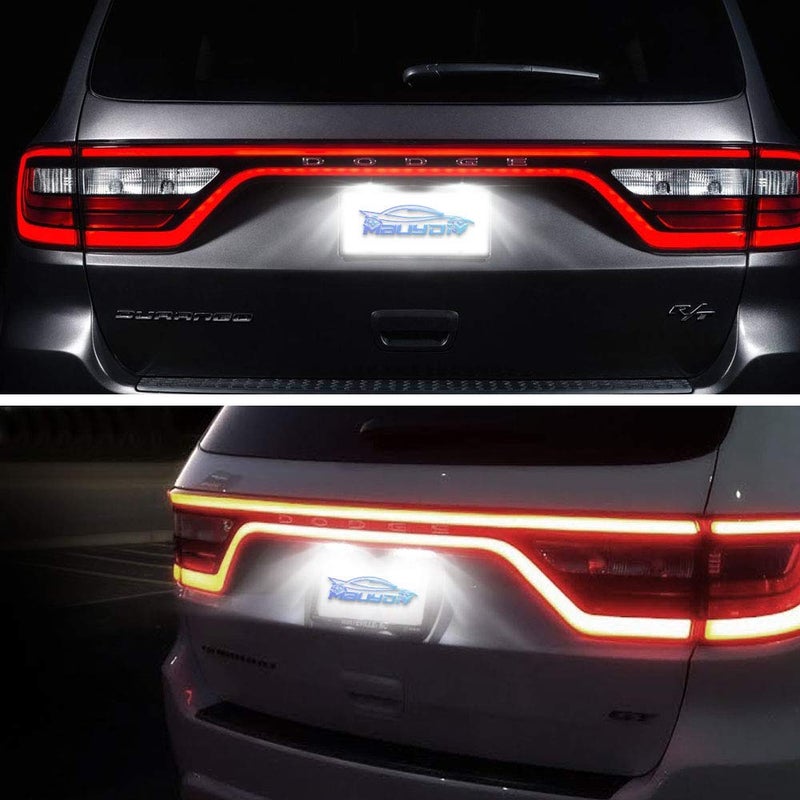MbuyDIY LED License Plate Light Lamp Assembly Compatible with 2014-2026 Dodge Durango 6000K White, Pack of 2 - Image 5
